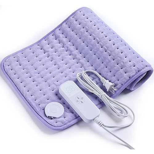 Heating Pad for Back Pain Cramps Relief - Electric Heating Pad for Neck/Shoulder/Muscle Pain - 6 Heat Settings, Auto Off, Moist Heat Options, Machine Washable, Christmas Gifts for Women Mom Wife - XL