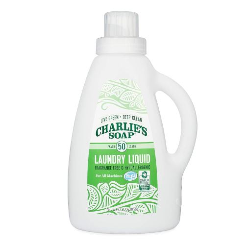 Charlie's Soap - Fragrance Free Laundry Liquid - 50 Loads (One 50-Load Bottle, 50 Total Loads)