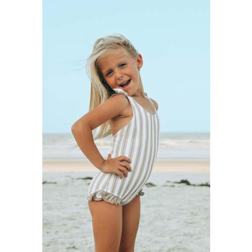 Crossback One Piece (ash stripe)