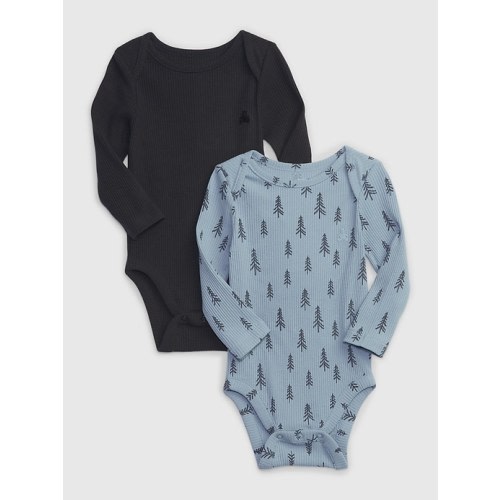 Baby First Favorites TinyRib Bodysuit (2-Pack) in new england sky blue, size: 0-3 M