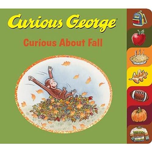 Curious George Curious About Fall Tabbed Board Book