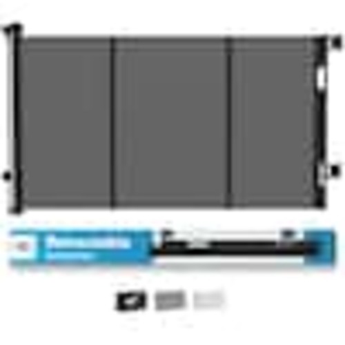 BABY PROOF ME Baby and Pet Retractable Safety Gate, Mesh 71 in. W x 34 in. Tall BPM-SG71-BLK