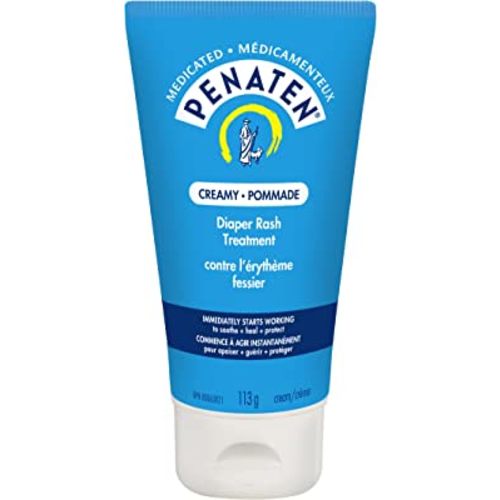Penaten medicated creamy diaper rash treatment, Penaten Medicated Diaper Rash Cream for Baby, Zinc Oxide Cream, oothe, Heal & Treat, 113g