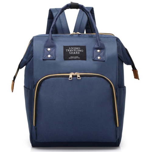 Caveen Diaper Bag Backpack, Multifunctional Waterproof Nappy Bag, Insulated Pockets, Large Capacity, Blue
