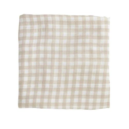 Bamboo Muslin Swaddle Blanket - Gingham
