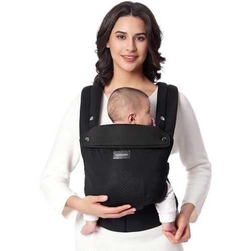 Momcozy PureHug Baby Carrier - Ergonomic, Cozy and Lightweight for 7-45 lbs