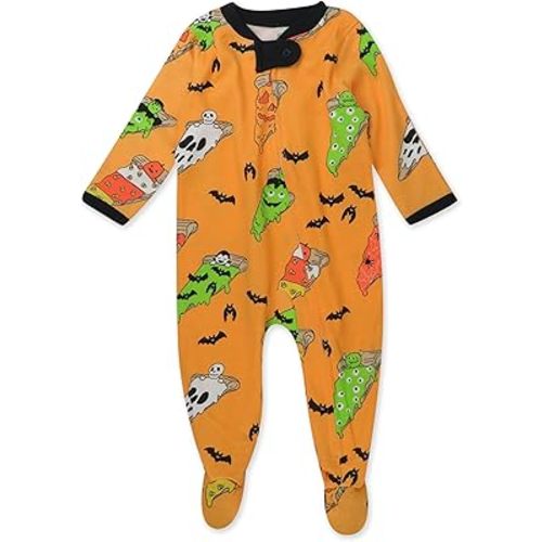 HonestBaby Baby Celebration Sleep & Play Footed One-Piece Pajama Sleeper 100% Organic Cotton