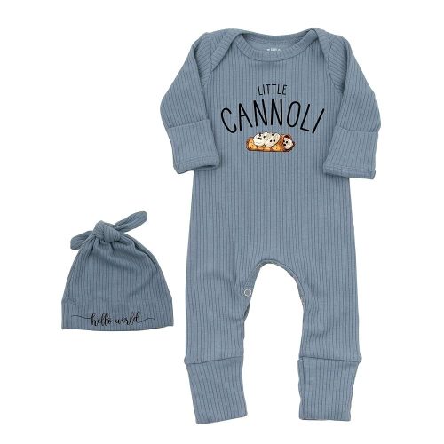Little Cannoli Baby Boys Girls Bodysuit Newborn One-Piece Italian Food Dessert Romper Infant 0-3 Months Clothes