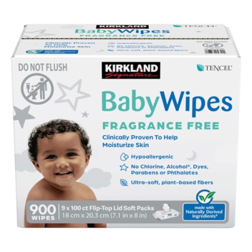 Kirkland Signature Baby Wipes Fragrance Free