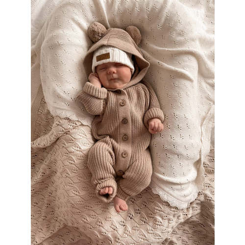 Little B's Classic Hoodie Jumpsuit - 0-3M