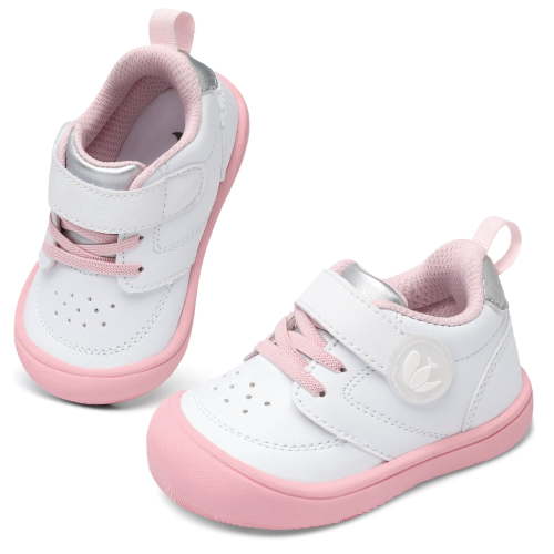 JOINFREE Baby Shoes Girls Boys Wide Barefoot Sneakers Infant First Walking Shoes