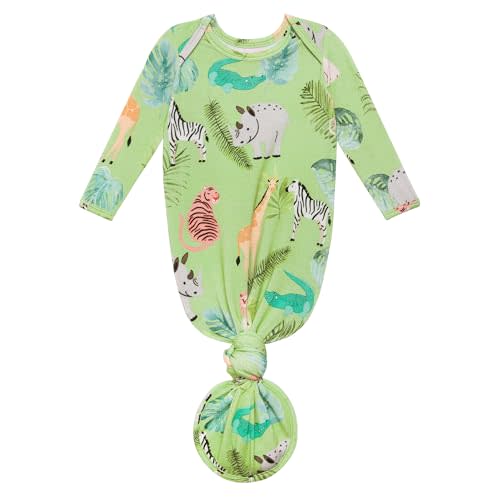 Posh Peanut Knotted Newborn Gown - Newborn Gowns For Girls