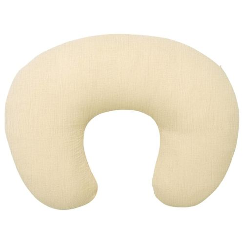 FUNUPUP Muslin Nursing Pillow Cover Compatible with Boppy Nursing Pillow, Soft Baby Nursing Covers for Breastfeeding Pillows for Baby Boys Girls, Beige