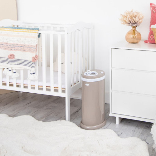 Stainless Steel Diaper Pail - Taupe