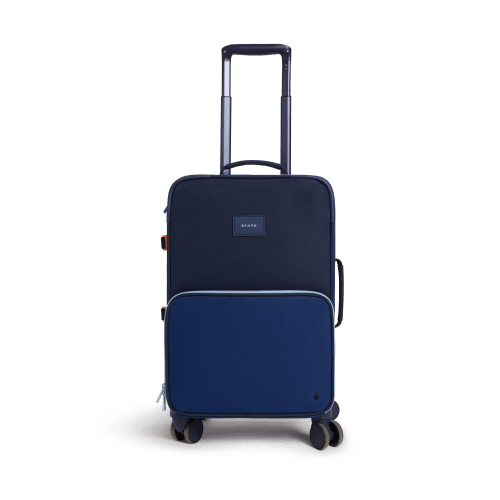 STATE Bags | Logan Suitcase Polyester Canvas Navy