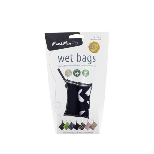 Mum 2 Mum Wet Bag, Twin Pack, Cross
