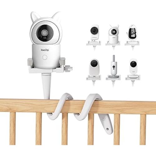 Flexible Baby Camera Mount Bracket for GHB/HelloBaby Monitor,Babyphone Accessories Stand for Momcozy/Boifun/Babystar/ieGeek/Blemil/Jeeber/Philips Video Monitor，Suitable for Most 1/4-inch Cameras