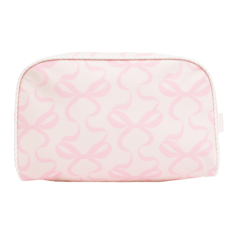 The Dopp Kit in Bows on Pink