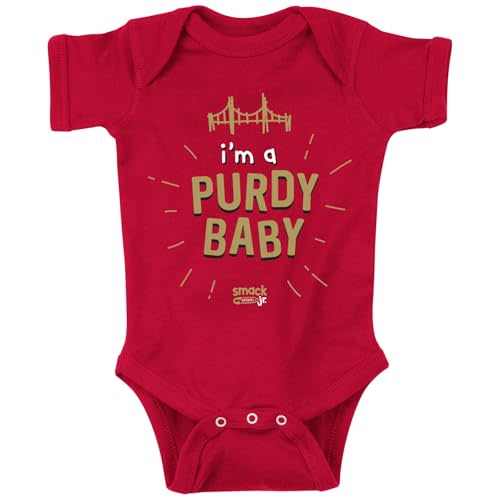 Purdy Baby - Baby Apparel for San Francisco Football Fans (NB-7T)