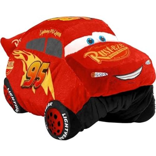 Pillow Pets Disney Pixar Cars 3, Lightning McQueen, 16" Stuffed Plush Toy