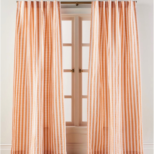 Cotton Woven Stripe Curtain