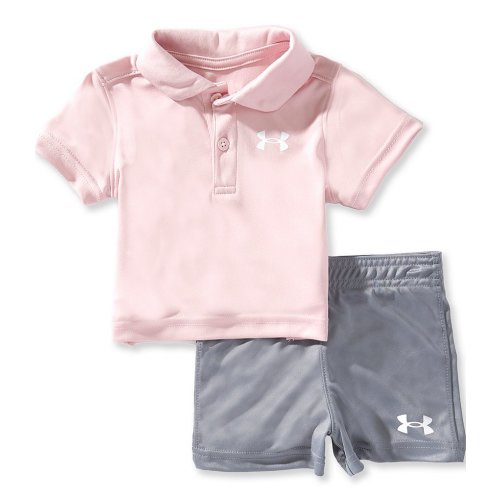 Under Armour Baby Boys Short Sleeve Polo Shirt & Coordinating Speed Tech Performance Shorts Set