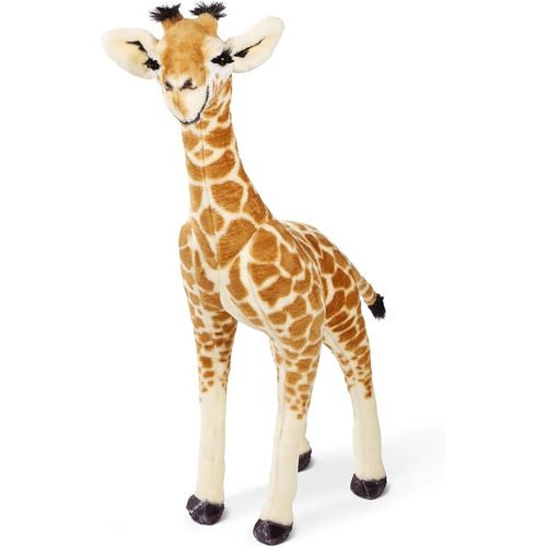 Melissa & Doug Lifelike Plush Standing Baby Giraffe Stuffed Animal – 3 Feet Tall