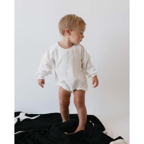 Sweatshirt Romper | Dove