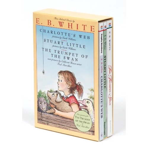 E. B. White Box Set: 3 Classic Favorites: Charlotte's Web, Stuart Little, the Trumpet of the Swan (Paperback)