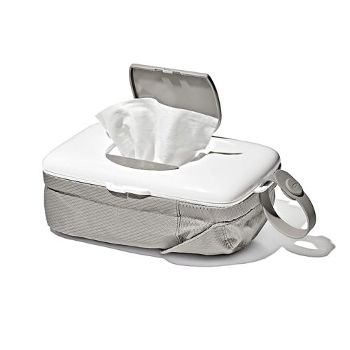 OXO Tot On-The-Go Wipes Dispenser with Diaper Pouch, Gray