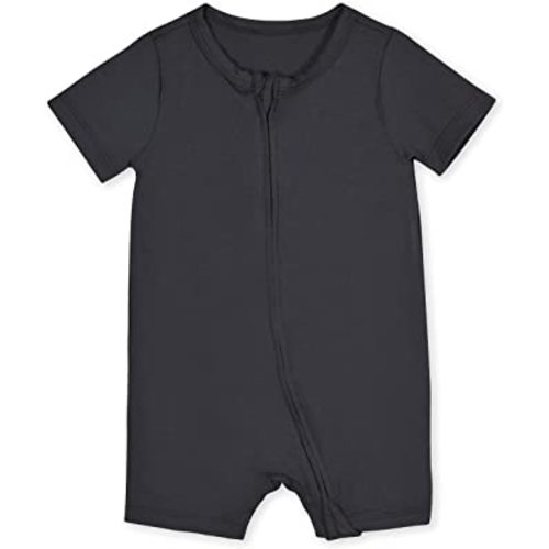 Gerber Unisex Baby Buttery-Soft Short Sleeve Romper With Viscose Made With Eucalyptus