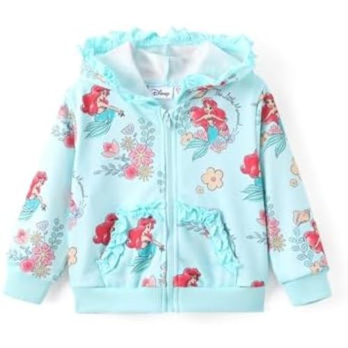 Disney Frozen Stitch Princess Minnie Mickey Spiderman Girls/Boys Zip Up Hoodie Fall Zipper Sweatshirt Jacket Toddler-Big Kid