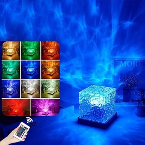 Northern Lights Lamp, 16 Color Northern Lights Ocean Wave Projector Light, Waveqube Lamp, Ocean Wave Ceiling Projector, Galaxy Projector Night Light for Bedroom : Amazon.com.au: Lighting
