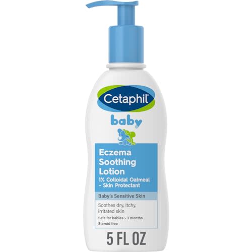 Cetaphil Baby Eczema Soothing Lotion with Colloidal Oatmeal, For Dry, Itchy and Irritated Skin, 5 Fl. Oz