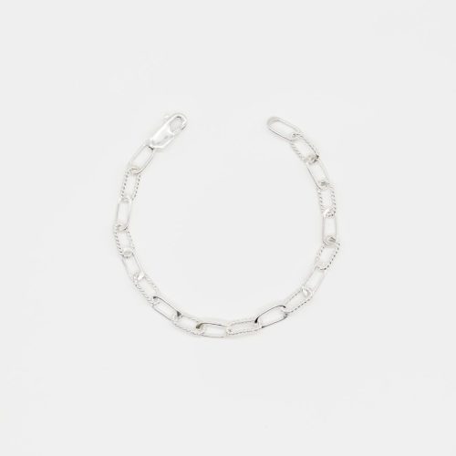 B162 Baby K: The Tiny Paperclip Bracelet with a Twist | Jenni K - Fine Handcrafted Jewelry