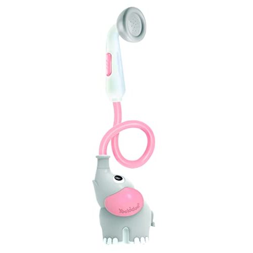 Yookidoo Pink Elephant Baby Bath Toy - Bath & Shower Game - Awakening of the Senses - Hose Sprinkler - 0 to 2 Years Old