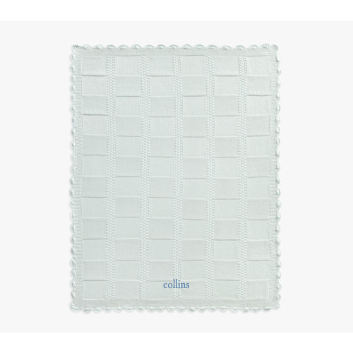 Patchwork Organic Cotton Knit Baby Blanket