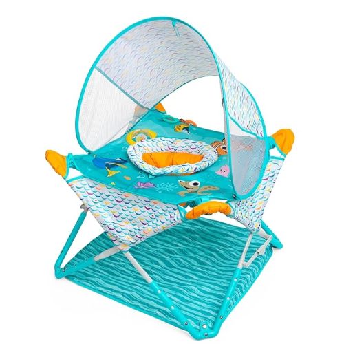 Bright Starts Disney Baby Finding Nemo Pop 'N Jump Foldable Activity Center, Indoor/Outdoor, Unisex, 6 Months+