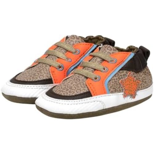 Robeez Baby Girls and Unisex Soft Soles Slip-Resistant Crib Shoes Slippers for Infant and Toddler, 0-24 Months