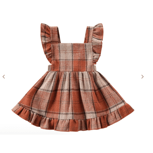 Fall Flannel Dress – The Ollie Bee