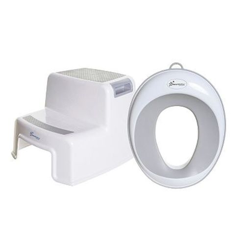 Dreambaby 2-Up Stool & EZY- Toilet Training Potty Seat Combo