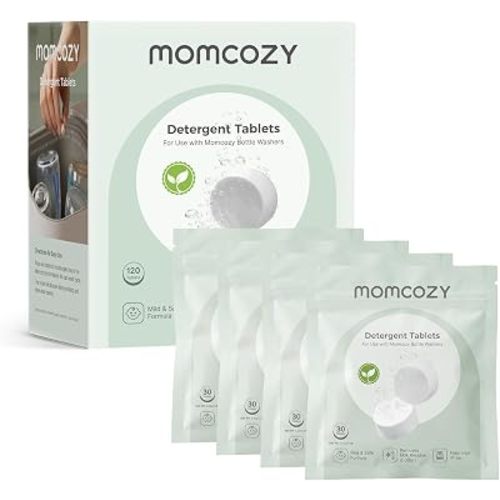 Momcozy Official Detergent Tablets for Momcozy Bottle Washers, 120 Tablets