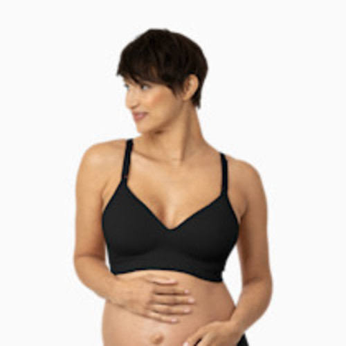 Kindred Bravely Signature Sublime Contour Maternity & Nursing Plunge Bra - Black, Medium