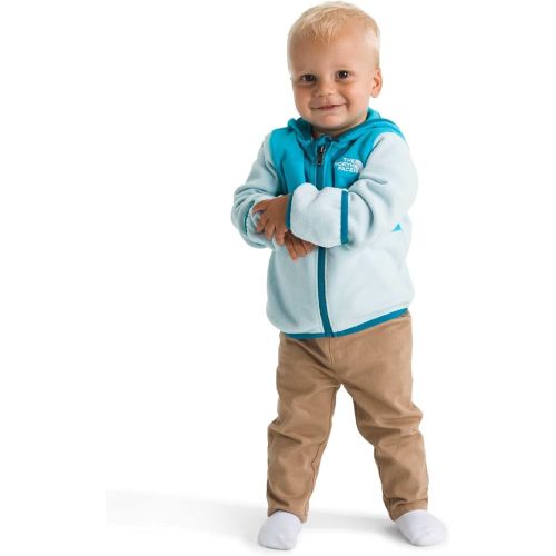 THE NORTH FACE Baby Glacier Full Zip Hoodie | Polar Fleece Jacket With Fold-over Mitts, Zipper Chin Guard & Set-in Sleeves