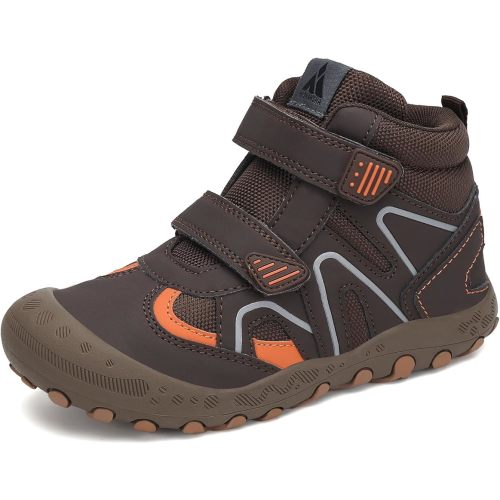 Mishansha Kids Water Resistant Hiking Boots, Boys Girls Anti Collision Anti-Skid Athletic Outdoor Adventure Trekking Shoes