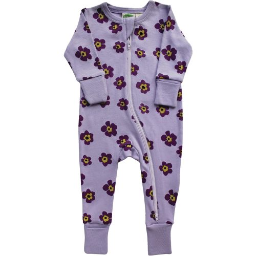 PARADE Organic Holiday Print '2-Way' Zip Romper