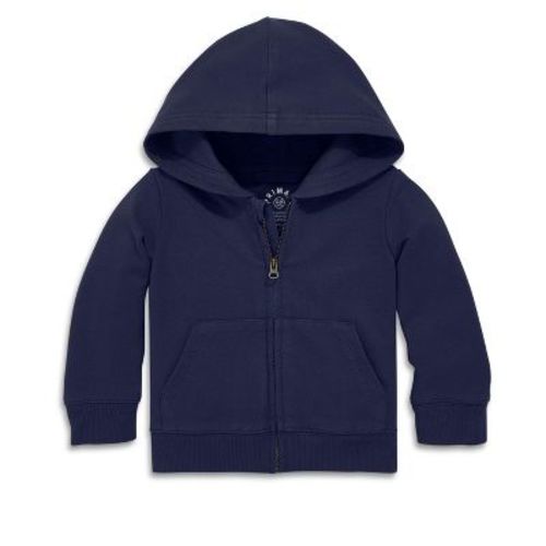 Primary Baby Zip Hoodie in Navy Size 0-3M