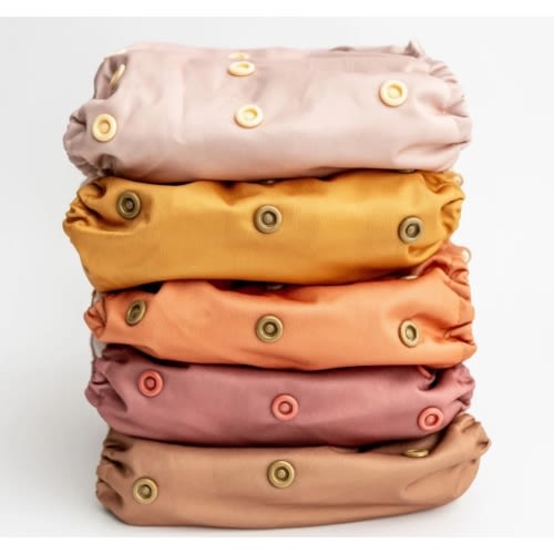 Boho Sunset Vibes (5) Value Bundle – Kinder Cloth Diaper Co.