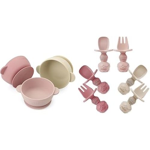 PandaEar Baby Bowls & Baby Spoons and Fork