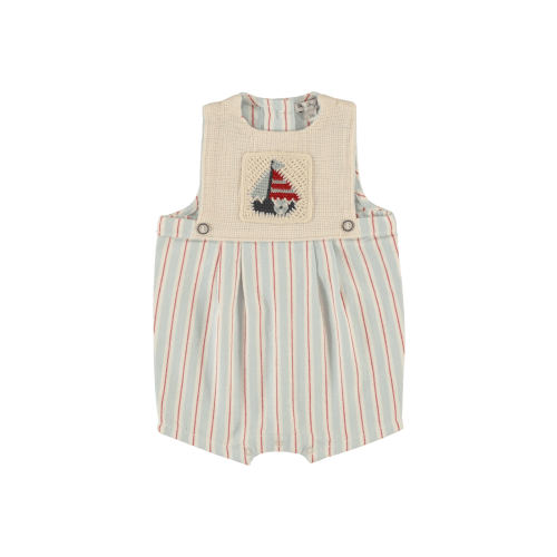 Sailboat Stripe Romper